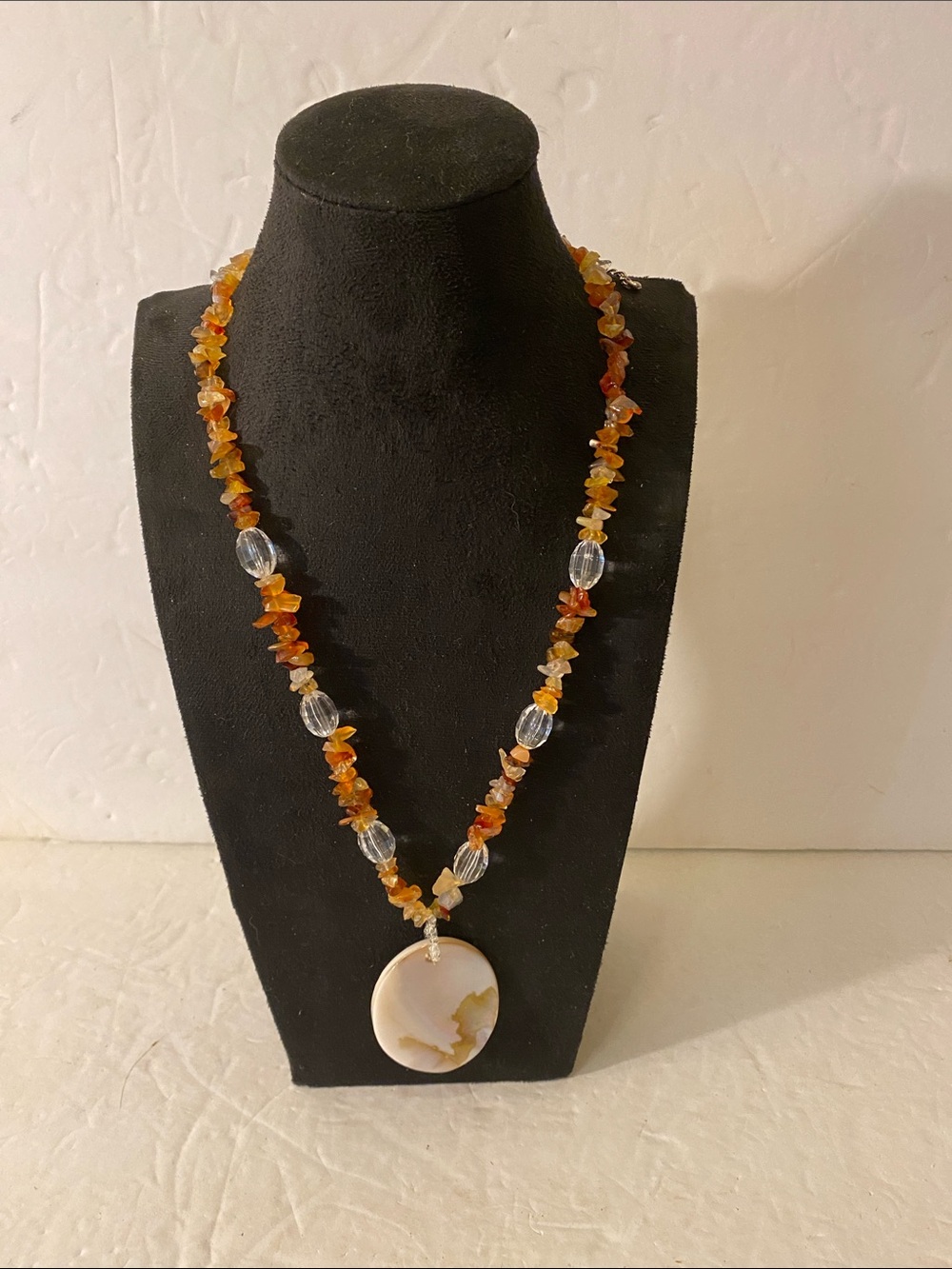 Multicolor brown Beaded necklace